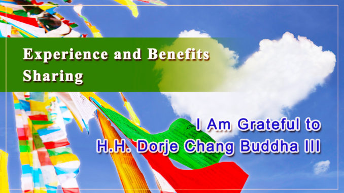 I Am Grateful to H.H. Dorje Chang Buddha III